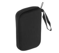 KJHBV Black and Partitioned Interior, Shockproof Eva Glucometer Case Organizer with Multiple Compartments and Convenient for On-the-go Monitoring Diabetes Storage Bag
