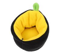 KJHBV Black Cotton Pet Nest House for Small Pets Such as Hamsters and Squirrels, Providing a Warm and Private Sleeping Space for Winter Use