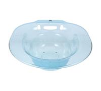 KJHBV Blue Plastic Sitz Bath Basin for Elderly and Pregnant Women, Wide and Deep Design for Postpartum Care, Easy to Wash and Practical Bath Seat Accessory