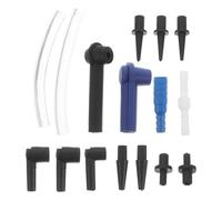 KJHBV Brake Fluid Connector Kit with Reusable Fittings Brake Bleeder Adapter Set 16pcs with Reusable Fittings and Excellent Sealing Properties for Motorcycle and Vehicle