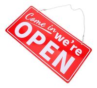 KJHBV Business Door Open and Closed Sign with Erasable and Fade-resistant Pvc Material, and Concise Design for Front Door Decor and Store Hours Display