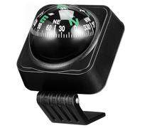 KJHBV Car Compass Ball, Automotive Compass Ball, Black Abs Acrylic, High-precision Navigation, for Car and Boat, Outdoor Road Trips, Driver