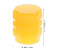 KJHBV Car Tire Valve Caps Random Color 24pcs Glow in The Dark with Abs Material, Easy to Remove, Stylish and Cool Design, Suitable for Car Tire Valves at Night