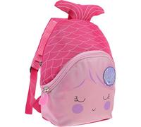 KJHBV Cartoon Mermaid Backpack, Nylon and Polyester Multipurpose School Shoulder Bag with Lock Tite Chest Clip, Fashion Design Suitable for School and Trip