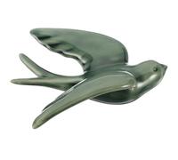 KJHBV Ceramic Install Green Wall Decor Decoration Nordic Hanging in Bird Style Simple Bird Sculpture Easy to for Garden and Porch