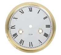 KJHBV Clock Dial Replacement Insert Easy Replacement Compatible with Brands Modern round Zinc Alloy Material with Roman Numeral Style for Wall Clocks for Living Rooms and Kitchens