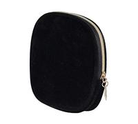 KJHBV Coin Pouch Mini Velvet Black Compact Cosmetic Bag Sturdy Material for Women Travel and Everyday Use