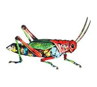 KJHBV Creative Red Iron Insect Wall Decor Hanging Ornament for Garden and Balcony with Fine Workmanship, Sturdy and Not Easy to Break or Fade, for Garden Wall Decorations
