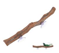 KJHBV Decorative Wooden Reptile Climbing Branch round Edges for Crested Gecko Tank, Designed to Boredom and Stress, Safe to Touch, Reptile and Lizard Pet Habitat Accessory