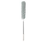 KJHBV Duster with Stainless Steel Handle Chenille Brush Telescopic for Dust Removal and Multi-purpose Cleaning for Reaching Reachable Zone and Cleaning Webs of Car and Furniture at The