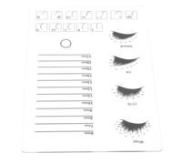 KJHBV Eyelash Display Board Acrylic Eyelash Organizer Tray for False Lashes Suitable for Makeup Artists and Individual Home Use Beauty Salon Supply