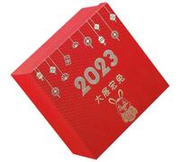 KJHBV Gift Packing Box Paper Wrapping Box for Necklaces and Bracelets Red Storage and Wrapping Chinese New Year