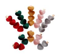 KJHBV Hair Clips Hair Accessories 5 Pairs for Women, Iron Material Heart-shaped with Styling and Gentle Hold Features for Dating and Joining Parties