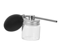 KJHBV Hair Precise Applicator with Glass and Spray Fiber Building Rubber Uniform Fiber Dispersion Application Hairline Comb for Front Use