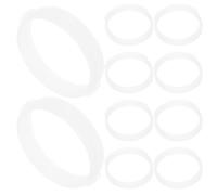 KJHBV Hamster Tunnel Connector Rings 10 Pcs 2.4 Inch Replacement Tube Rings for Hamster Cage Tubes Exercise and Exploration