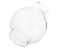 KJHBV Handblown Glass Chimney Hurricane Lamp Shade Replacement for Vintage Kerosene Oil Lamps Round Retro Windproof Design