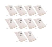 KJHBV Hangover Drawstring Bags 10Pcs White 13X18Cm for Bridal Shower and Bachelor Party Favors with Elegant Design