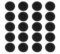 KJHBV Headset Ear Pads Ear Cushions Black Replacement Memory Foam 20pcs High Elastic Soft Earphone Earpads for Comfortable Long Listening Universal Fit