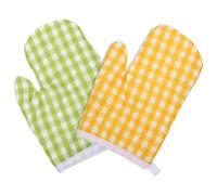 KJHBV Heat Resistant Oven Gloves Hand Washable for Cooking and Baking 2pcs Polyester Material Protect Your Hands from Heat for Home Kitchen and Grilling