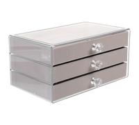 KJHBV Jewelry Organizer Drawer and Easy to Use Stackable with Classified Storage Jewelry Storage Organiser Pet Material with Fine Workmanship and Smooth for Desktop and Living Room
