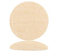 KJHBV Lampshade Shield 2pcs for Lamp Fabric Round Diffusers Desk and Elegant Khaki Light Diffusers to Prevent Irritating from Entering Chandelier Eyes