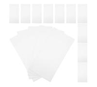 KJHBV Lightweight Cushioning Material 100pcs White Epe Foam Pouches for Protective and Shockproof Packaging of Small Photo Frames and Electronic Products for Transportation and Shipping