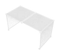 KJHBV Litter Box Splash Guard for Cat Litter Box, High Wall Pee Shield with Waterproof Pp Plastic Resin, Easy Setup Privacy Screen with Interchangeable Buckle Panel, Open Top Design,