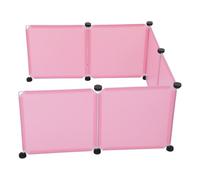 KJHBV Litter Box Splash Guard in Pink for Cats and Dogs, High Wall Plastic Pee Shield Splash Protection and Privacy Assurance Sturdy Pp Resin Material Suitable for Home and Travel Use