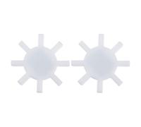 KJHBV Magnetic Stirrer Bars White with Efficient Mixing and Easy Cleaning Features 2pcs Ptfe Material for Laboratory Use Suitable for Chemical Laboratories and Food Processing
