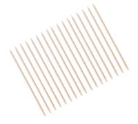 KJHBV Manicure Pushers Nail Art Tools 200pcs Double-end Wooden Nail Cleaning Sticks for Cuticle Removal, 15cm Beige Easy to Carry for Home and Salon Manicure