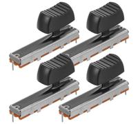 KJHBV Metal Linear Slide Potentiometers 45mm 4pcs for Precise Sound Adjustment and Reliable Volume Control Electronic Potentiometer Switches for Mixers and Musician Equipment