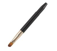 KJHBV Metal Retractable Double-Ended Lip Brush 4.7In Makeup Brush for Lipstick Gloss Concealer Featuring Comfortable Grip for-The-Go Application
