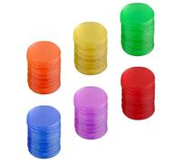 KJHBV Multifunctional Plastic Bingo Counting Chips 19mm for Games and Events, Convenient Colourful Bingo Markers and Counting Chips and Gambling Gifts