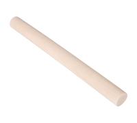 KJHBV Natural Wood Dumpling Rolling Pin with Hand Polished Smooth Surface, Sturdy Beige Dough Roller for Baking Pastry and Handmade Noodles, Essential Kitchen Tool for Dough Preparation