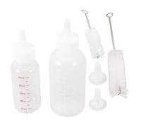 KJHBV Newborn Pet Nursing Bottle Kitten Milk Feeder Lightweight Plastic and Silicone Feeding Bottle for Small Pets 50ml and 120ml Easy to Squeeze