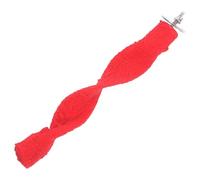 KJHBV Parrot Bird Perch Stand with Quartz Sand Grinding Stick Easy to Install Wooden and Pvc Cage Accessory to Increase Activity Level and Provide Random Color