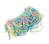 KJHBV Parrot Chewing Made of Natural Loofah with Foraging Function and Movable Hook, Hanging Bird Suitable for Home Decoration outside The Cage