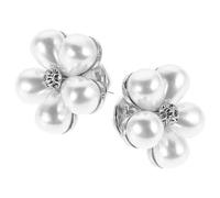 KJHBV Pearl Daisy Flower Brooch Pins Small Silver for Women 2pcs Corsage Brooches Korean Style Decorative Lapel Pins for Shirts and Sweaters for Dress and Shawl Accessories