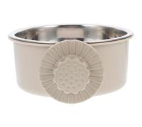 KJHBV Pet Bowl Lightweight Hanging for Dogs and Puppies Stainless Steel Double Layer Design with Removable Inner Bowl Suitable for Crate Feeding and Travel