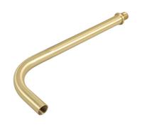 KJHBV Pipe for Lighting Applications, Decorative Touch Brass Elbow with M10 Internal Thread 15mm Seven Shaped Bend and Angle Adjustment, Ceiling Light Extension Rod for Stylish