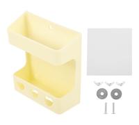 KJHBV Plastic Bird Feeder for Cage with Sturdy Beige Design, Relaxing Way of Raising Birds, Sturdy Plastic Food Container Suitable for Parakeet, Cockatiel, and Rabbit Feeding