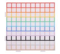 KJHBV Plastic Fuse Bead Pegboard Square DIY Beads Board Jewelry Making Art Projects with Smooth Edges for Comfortable Handling