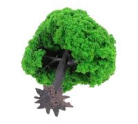 KJHBV Plastic Miniature Model Trees for Architecture and Train Layouts, Green Plastic Material with Versatile Scene Integration and Photography Ready Features, for City Projects