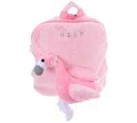 KJHBV Portable Plush with Large Capacity Backpack Flamingo Smooth Zipper and for School and Casual Storage