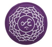 KJHBV Portable Purple Tibetan Buddhism Singing Bowl Mat Made of Wear-resistant Cotton Cloth with Embroidered Design, Lightweight for Buddha Hall Spiritual Decor