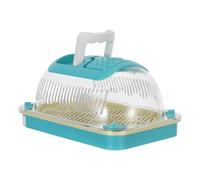 KJHBV Portable Snail Breeding Box with Carry Handle, Multiple Ventilation Holes and Basking Platform, Interactive Resting Spot Healthier Snail Development for Home Balconies and Desktop