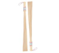 KJHBV Practical Bamboo Back Knocking Stick and Arm Knocking Tool 2Pcs Set Retractable Massage Sticks for Muscle Relaxation Relief and Wellness Therapy at Home