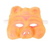 KJHBV Realistic Beige Pig Head Prop for Halloween and Party, Reusable Comfortable with Unique Terrifying Design