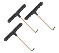 KJHBV Shoe Lace Tightening Tools for Portable 3pcs with T-Shaped Shoelace Pullers, High-Strength and Iron Material, Simple and Convenient Design in Sports and Skates