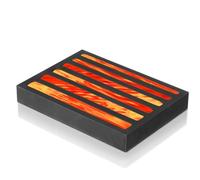 KJHBV Six-Slot Graphite Mold for Melting Gold Silver Copper and Other Alloys, Suitable for Metal Casting, Scientific Research and Small Batch Production